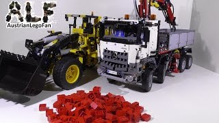 Lego 42030 Volvo Wheel Loader & 42043 MB Arocs 3245 in Business - Lego Fun Review