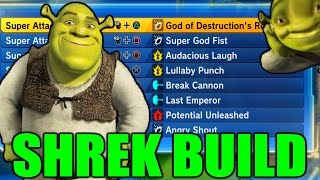 FULL SHREK THEMED MOVESET & CHARACTER BUILD! | Dragon Ball Xenoverse 2