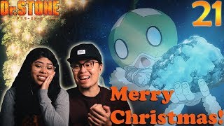 MERRY CHRISTMAS! SUIKA FINDS A GEM | DR. STONE EPISODE 21 REACTION AND REVIEW!