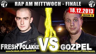 RAP AM MITTWOCH: Fresh Polakke vs Gozpel 18.12.13 BattleMania Finale (4/4) GERMAN BATTLE
