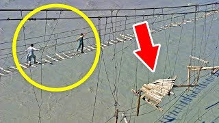 5 страшных и опасных мостов для самых смелых