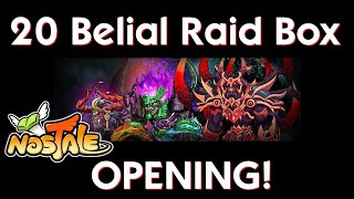 NosTale - 20 Belial Raid Box Opening