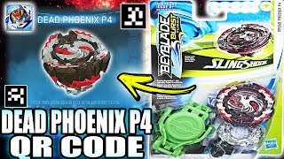 DEAD PHOENIX P4 QR CODE BEYBLADE BURST TURBO APP + COLLAB
