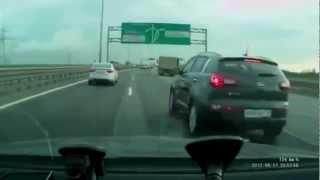 Видео ДТП с участием мотоцикла. Жесть.