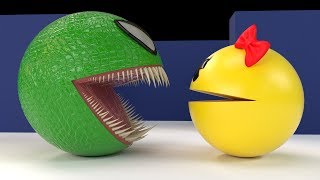 Ms. Pacman Vs Monster Pacman (Full Episode)