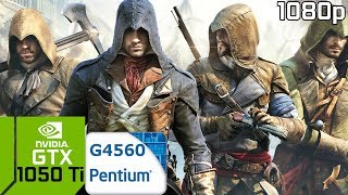 Assassin's Creed Unity [PC] GTX 1050 Ti 4GB GDDR5 & Intel Pentium G4560 & 8 GB RAM