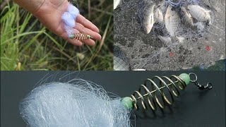 ЗАПРЕТИТЕ ЭТУ СНАСТЬ !КАК ПОЙМАТЬ МНОГО РЫБЫ - быстро и просто!!Обзор китайской сетки с кормушкой !!