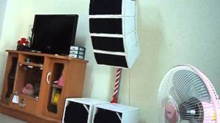 ร้อยซาวด์ เพาเวอร์แอมป์ - ทดสอบเครื่องเสียงในบ้านชุดเเขวน คลิปที่1