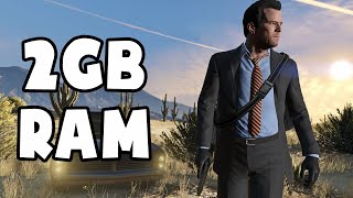 GTA 5  on 2GB RAM ► $100 PC ► Low End ► Gameplay Tested