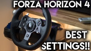 Logitech G920 settings Forza Horizon 4 - BEST SETTINGS DRIFT AND GRIP
