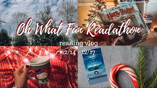 Oh What Fun Readathon | Reading Vlog Pt 1