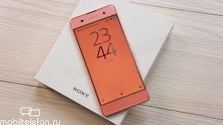 Распаковка Sony Xperia XA и сравнение с Xperia X (unboxing)