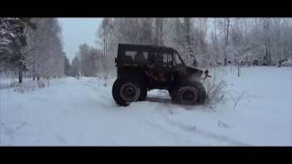 Вездеход ТРИТОН. Передвижение по снегу и снежной целине.