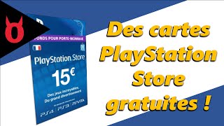 Comment avoir une carte Playstation Store gratuit
