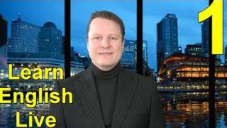 Learn English Live with Steve Ford - Lesson One
