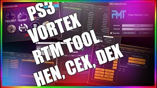 PS3 - VORTEX  BEST HEN MultiGame RTM TOOL (HEN, CEX, DEX)