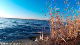 Ловля судака весной на микроджиг.СлавГРЭС.20.03.2016