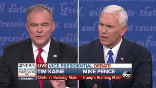 VP Debate Full Highlights | Trump & Clinton's Trustworthiness, Likeability