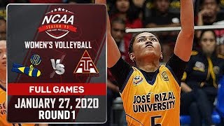 JRU vs. UPHSD - January 27, 2020 | Full Game | 1st Set | NCAA 95 WV