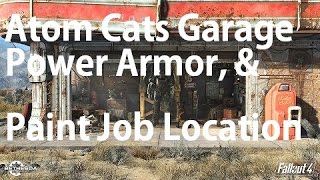 Fallout 4 Atom Cats Garage, Power Armor, & Atom Cats Power Armor Paint Job Location Guide