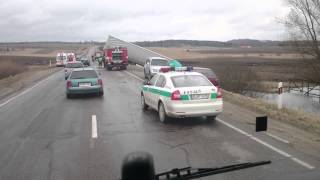 Avarija 2015-03-07. Kelmė - Šiauliai.
