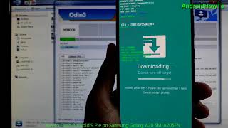 How to Flash Android 9 Pie on Samsung Galaxy A20 SM-A205FN