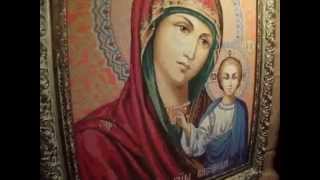 Готовая Икона из бисера Казанская Божия Матерь, Пресвятой Богородицы Казанская