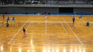 '14 第25回 都道府県対抗 全日本中学生ソフトテニス大会 都道府県対抗戦 男子 決勝 1