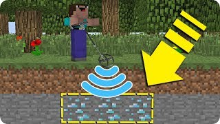 NOOB MINECRAFT VS DETECTOR DE DIAMANTES TROLL NOOB ENCUENTRA DIAMANTE EN MINECRAFT