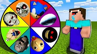 Minecraft Battle: NOOB vs PRO: SCARY ROULETTE CHALLENGE / Animation