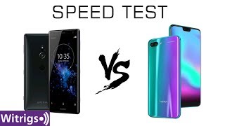Honor 10 vs SONY Xperia XZ2 Compact Speed Test