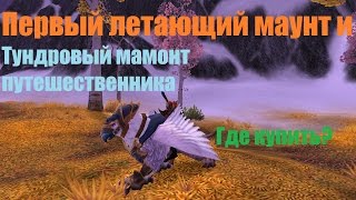 ГДЕ КУПИТЬ ЛЕТАЮЩЕГО МАУНТА I ТУНДРОВЫЙ МАМОНТ ПУТЕШЕСТВЕННИКА I + 10 МАУНТОВ В АЧИВУ WOW 3.3.5