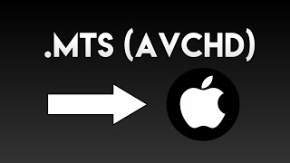 Importing MTS (AVCHD) Files Into Your Apple Mac