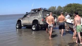 Nissan Patrol, на озере Ханка, Приморский край.