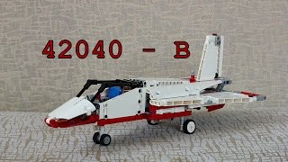 Лего Техник 42040-Б Реактивный самолет - Обзор / Lego Technic 42040-B Jet Plane - Review
