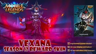 Vexana Imprisoner Mobile Legends Season 12 Reward Skin