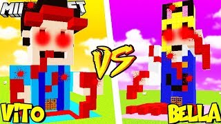 VITO.EXE DOM VS BELLA.EXE DOM - MINECRAFT CHALLENGE | Vito vs Bella