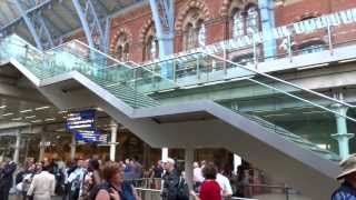 Eurostar service (video only) from St. Pancras London to Brussels Midi (then Antwerpen Centraal)