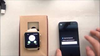 iRadish Y6 HD Display Unlock GSM Smart Watch Phone & Bluetooth Synced Android Smartphone