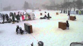 ほっとゆだ2014北日本雪合戦大会 銭形平次 VS 東部レイダース