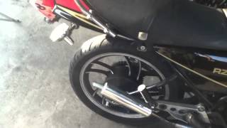 RZ250 4L3 排気音　k2tec