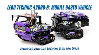 LEGO Technic 42069 B-model: Mobile Based Vehicle In-depth Review & Speed Build [4K]