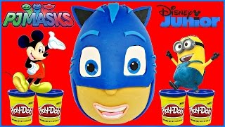 Giant Play Doh Surprise Egg CATBOY from PJ MASKS