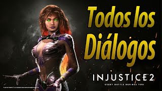 Injustice 2 | Español Latino | Todos los Diálogos | Starfire | PS4 |