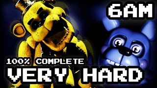 FNAF SL Custom Night Golden Freddy Very Hard 10/20 COMPLETE - No OXYGEN w/ 8% Power Left + SOUND!
