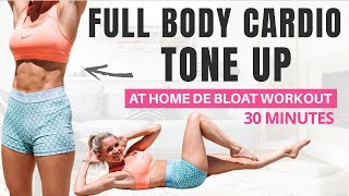 30 min LOW IMPACT CARDIO at home DE BLOAT workout