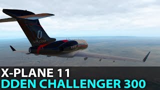 Going Everywhere, DDen Challenger 300 in X-Plane 11, PilotEdge ✈️ 2017-07-28