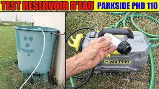 utiliser eau de réservoir test nettoyeur haute pression parkside lidl eau gratuite