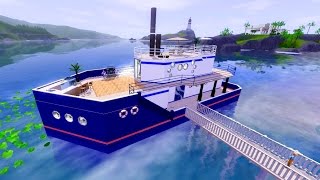 Sims 3 дом «Корабль»