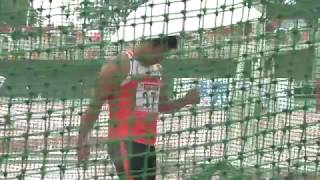第98回日本陸上競技選手権大会 男子 円盤投 決勝　3位